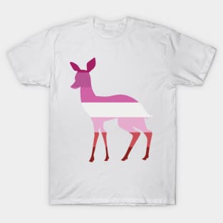 Lesbian Pride Flag Doe T-Shirt